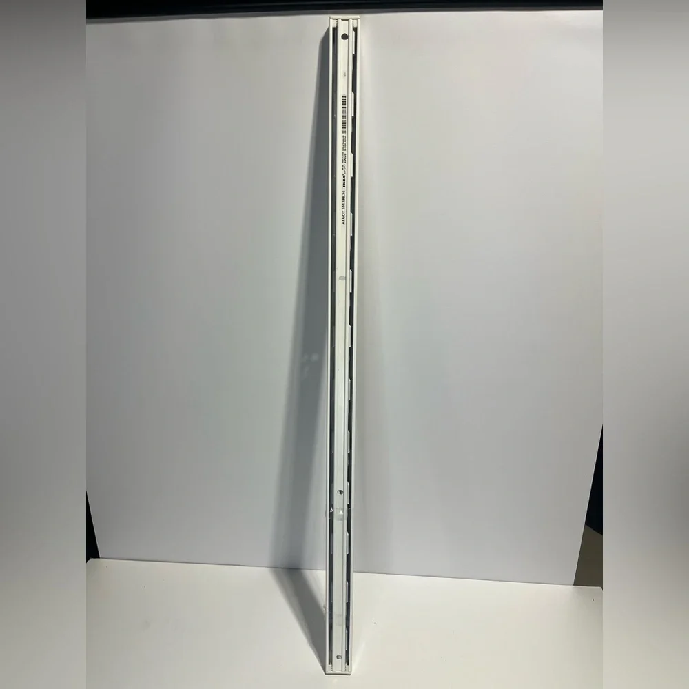 IKEA Algot White Shelving Brackets  Upright/Vertical Mounting Rail  33 1/8